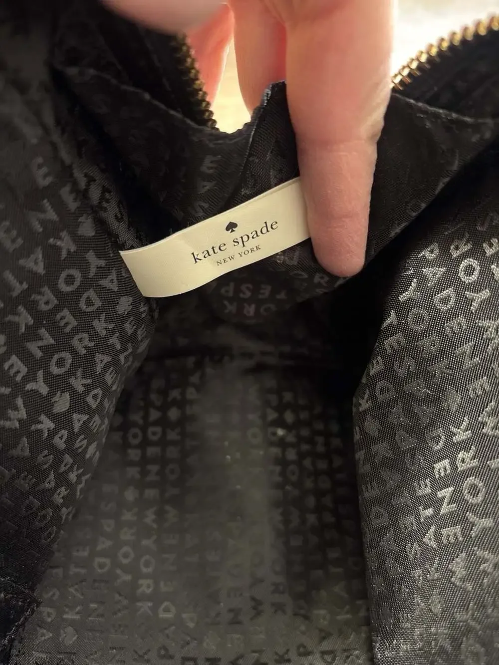 Kate Spade Grey Street Dominique Black Pebbled Leather Satchel Bag - Picture 9 of 9